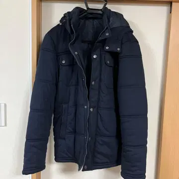 gu 후드 네이비 점퍼 XL