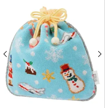 FEILER x JAL 스노우 플라이트 패턴 프릴 복조리