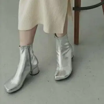 로즈버드 스트레치 인조 가죽 부츠 숏부츠