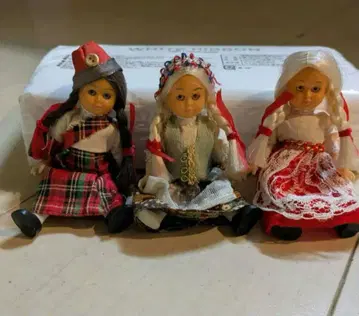 빈티지 인형 3체 세트