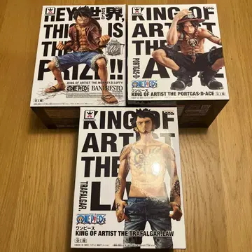 원피스 피규어 루피 에이스 로우 세트