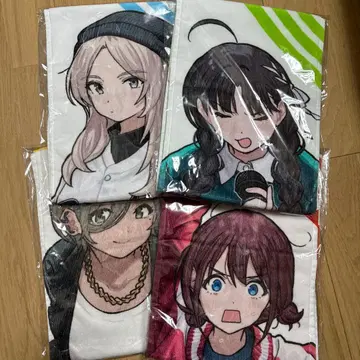 걸즈 밴드 클라이 머플러 타월 ROUND1 콜라보 ver. 전 4종 세트