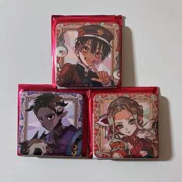 지박소년 하나코 군 하나코 군 뮤지엄 캔뱃지 3개 세트