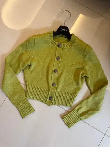 FOXY 라이트 그린 가디건 38