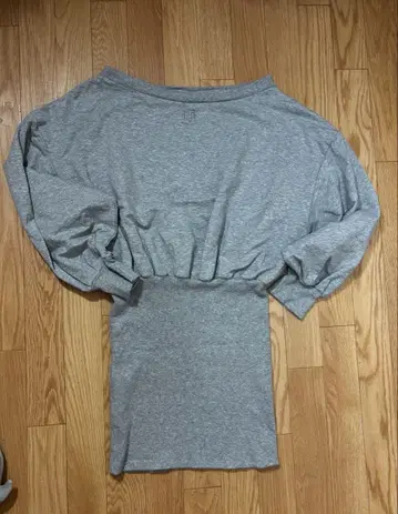 GYDA 오프숄더 미니 원피스 그레이