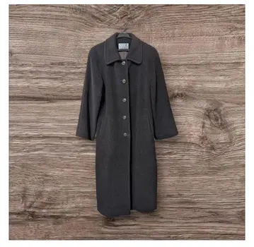 LUCIANO SOPRANI 다크 그레이 롱 코트