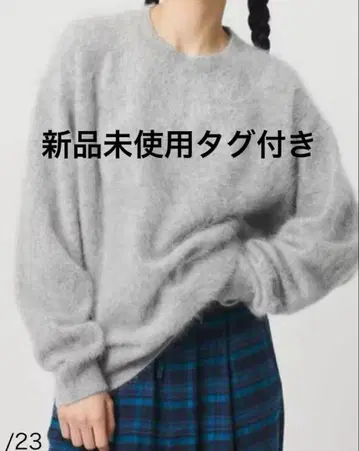 캐시미어 크루넥 니트 풀오버