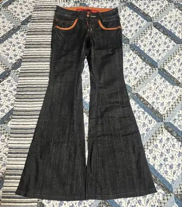 [ et/ET BOITE 에보와트 ] 다크 데님 부츠컷 팬츠 일본제