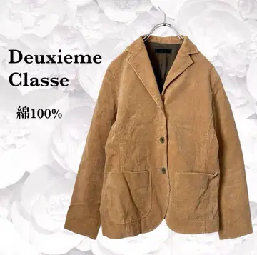 [ 두지엠 클라세 ] 코듀로이 테일러드 자켓 [ F ] 브라운 면 일본제