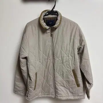 베이지 퀼팅 자켓 L 사이즈 미즈노