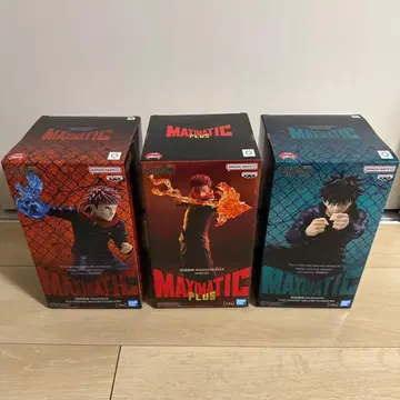 주술회전 MAXIMATIC PLUS 피규어 3체 세트