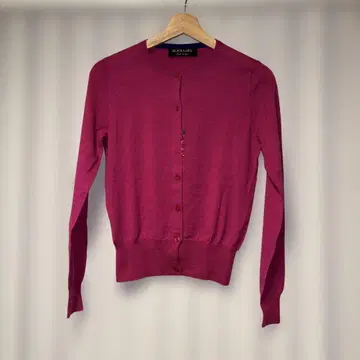 폴 스미스 블랙 라벨 핑크 가디건