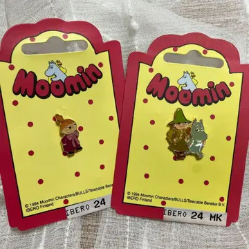 무민 핀 배지 2개 세트 1994년제 2개 세트