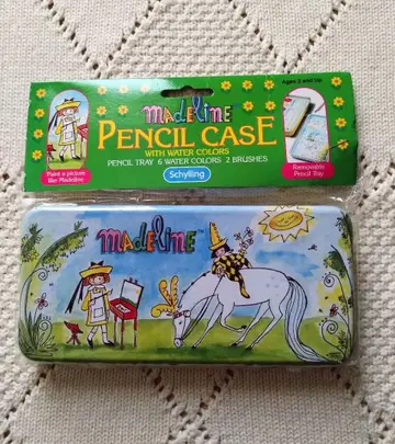 미개봉 마들렌 짱 틴 펜 케이스 수채화 물감과 붓 포함! tin 캔