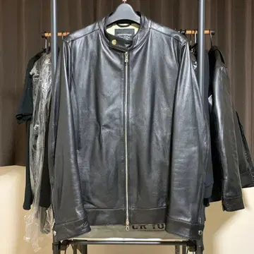 NANO UNIVERSE 나노 유니버스 싱글 라이더 가죽 자켓