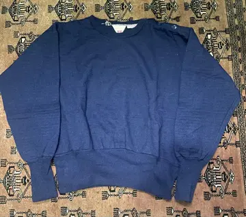1950s 프랑스군 빈티지 니트 레어 컬러 네이비 새상품급