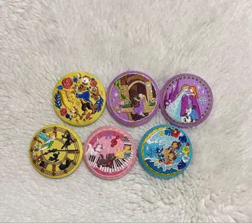 디즈니 자수 캔뱃지 6개 묶음 판매