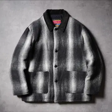 80s~ SANTA FE TRAIL USA제 옴브레 울 자켓