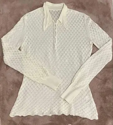 mame kurogochi 마메쿠로구치 레이스 편직 니트 상의