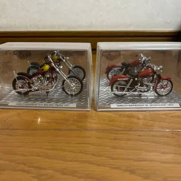 할리데이비슨 미니어처 바이크 2대 세트