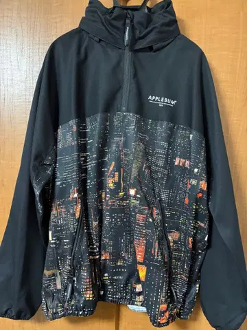 APPLEBUM 나일론 자켓 도시의 야경 프린트