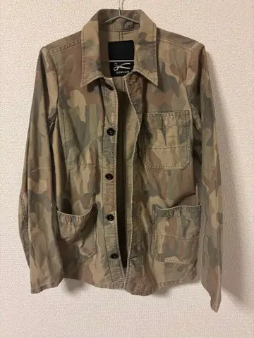 DENHAM 카모플라쥬 밀리터리 자켓 XS