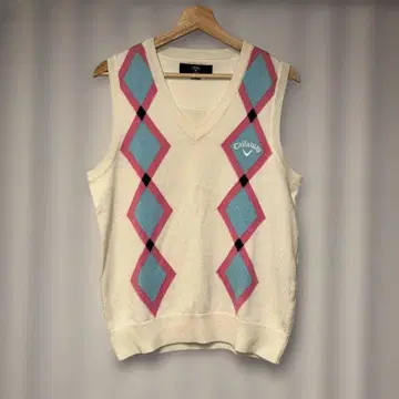 캘러웨이 다이아몬드 패턴 베스트 L 사이즈 새상품급