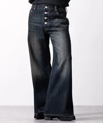 [ 완판템 ] [ CLEL ] 빈티지 디자인 판탈롱 데님 팬츠