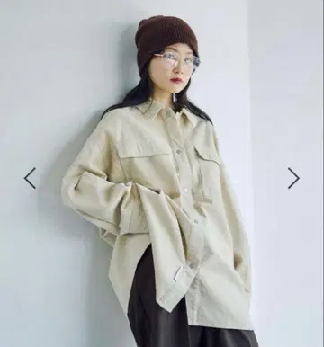 최종 가격 인하 [ 완판템 ] 렙심 코듀로이 BIG 셔츠 아이보리