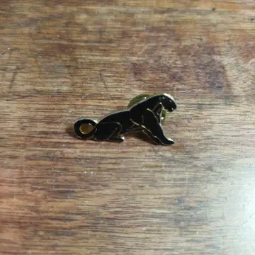 로카빌리 로큰롤 블랙팬서 핀 배지 vintage