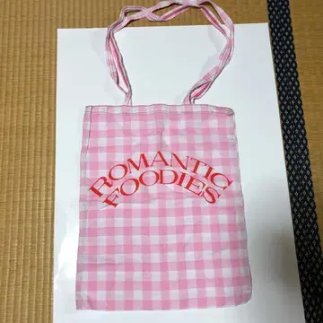 로맨틱 후디즈 토트백 딸기 밀크