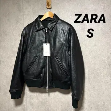 ZARA 자라 인조 가죽 퍼프 자켓 S