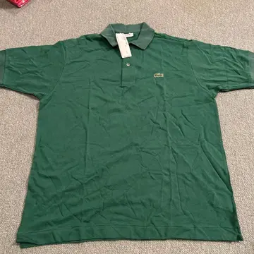 LACOSTE 그린 피케 셔츠 사이즈 5