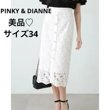 [ 새상품급 ] PINKY & DIANNE 스칼라 레이스 타이트 스커트