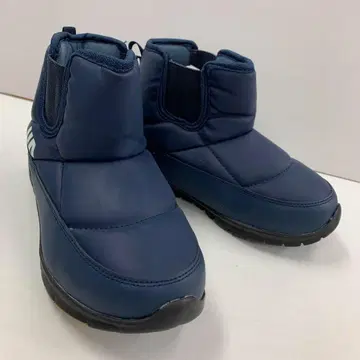 새상품 여성용 L 사이즈 방한 경량 속기모 숏부츠 네이비 컬러 592