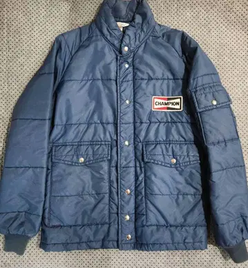 [레어] 70's 챔피온 플러그 패딩 자켓 레이싱 자켓