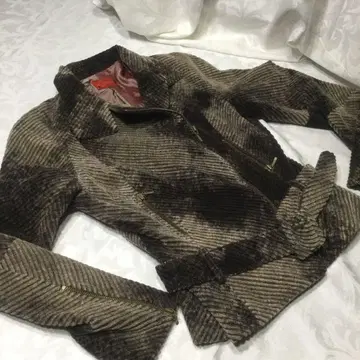 데프레 자켓 다크 브라운