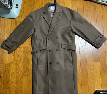 미사용품 Casper John 멜톤 더블 체스터 코트