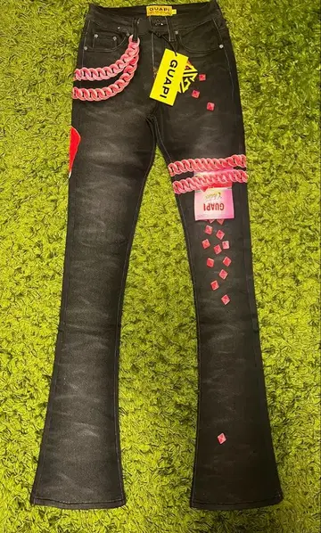 GUAPI 구아피 플레어 데님 블랙 28