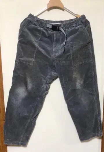 그라미치 그레이 코듀로이 워크 팬츠