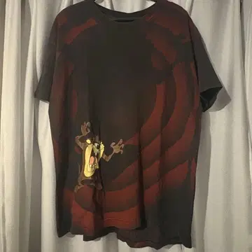 90s 루니 툰즈 태즈 데빌 와일드 오츠 티셔츠