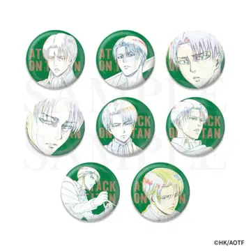 진격의 거인 WIT STUDIO 리바이 캔뱃지 8종 컴플리트 세트