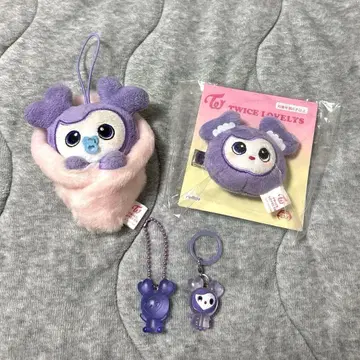 twice 서브리 키링 메지루시 액세서리 앞머리 클립 사나