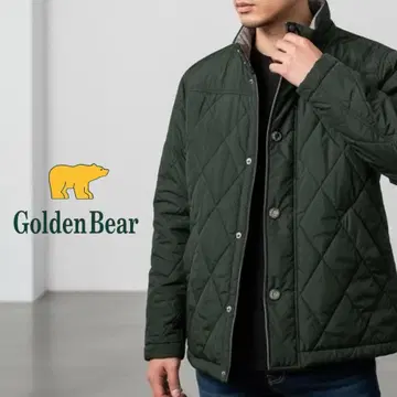 563 골든 베어 충전솜 퀼팅 자켓 L 그린