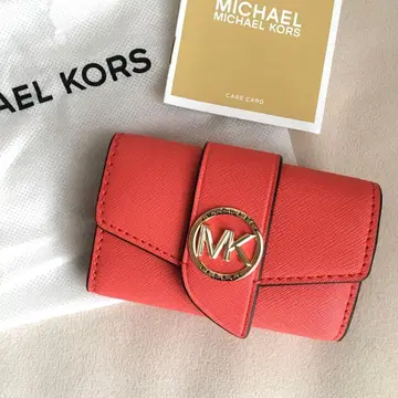 새상품 마이클코어스 MICHEAL KORS 레드 키케이스 지갑