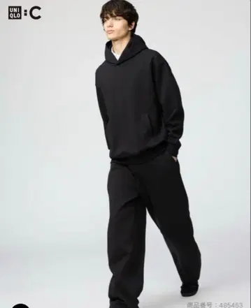 UNIQLO C 긴 길이 L 맨투맨 와이드 팬츠