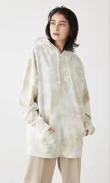 타이다이 패턴 후드티