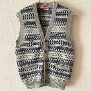 McGregor 노르딕 무늬 베스트 M 사이즈