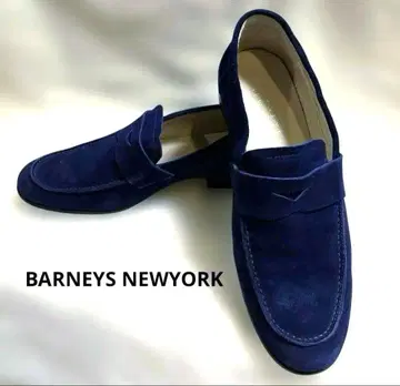 새상품급 신발 네이비 VERO CUOIO 바니스뉴욕 이탈리아제