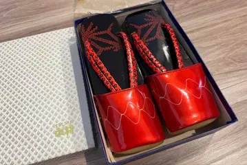 높은 나막신 오이란 커버 포함 23cm